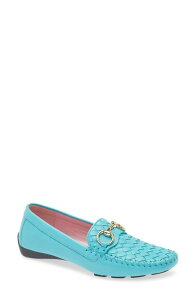���o�[�g �c�A ���f�B�[�X �V���[�Y �X���b�|���E���[�t�@�[ Robert Zur Perlata Driving Shoe Aqua �A�N�A