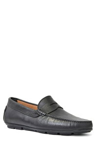 �A�N�A�^���A �����Y �V���[�Y �X���b�|���E���[�t�@�[ Aquatalia Enzo Wateresistant Driving Loafer Black Tumbled �u���b�N