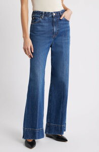 �t���[�� ���f�B�[�X �{�g���X �f�j���p���c �n�C�E�G�X�g �t���A �W�[���Y FRAME The Pixie Slice High Waist Flare Leg Jeans Headliner