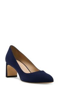 �X�`���A�[�g ���C�c�}�� ���f�B�[�X �V���[�Y �q�[�� Stuart Weitzman Babette Block Heel Pump Nice Blue �u���[