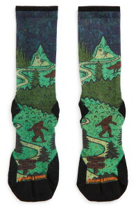 �X�}�[�g�E�[�� �����Y �A���_�[�E�F�A �C�� �v�����g Smartwool Trail Runeature Printargeted Cushioning Crew Socks Twilight Blue �u���[
