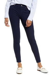 �q���[ ���f�B�[�X �{�g���X �f�j���p���c ���M���X �t���[�X Hue Fleece Linedenim Leggings Ink Wash �f�j��