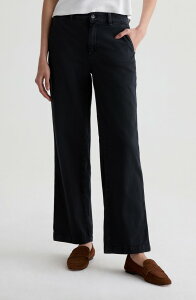 �G�[�W�[ ���f�B�[�X �{�g���X �f�j���p���c �X�g���[�g �A���N�� �W�[���Y AG Fairfax Ankle Straight Leg Jeansulfur Black �u���b�N