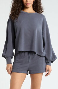 �[�� ���f�B�[�X �A�E�^�[ �p�[�J�[�E�X�E�F�b�g �N���[�l�b�N �p�C�� �V���c Zella Go Easy French Terry Crewneck Sweatshirt Navy Armada �l�C�r�[