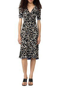 �_�C�A�� �t�H�� �t�@�X�e���o�[�O ���f�B�[�X �g�b�v�X �����s�[�X Diane von Furstenberg Koren Reversible Dress Bay Leaf Black �u���b�N
