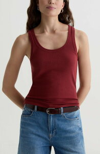 �G�[�W�[ ���f�B�[�X �g�b�v�X �V���c AG Ashley Scoop Neck Tank Adobe Clay