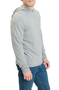 �X���b�Y�E�t�H�[�E�\�[�g �����Y �A�E�^�[ �p�[�J�[�E�X�E�F�b�g Threads 4 Thoughthreads for Thought Dex Featherweight Pullover Hoodie Heather Grey �O���[