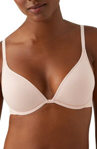 �r�[�e���v�e�B�b�h ���f�B�[�X �g�b�v�X T�V���c �R�b�g�� b.tempt'd by Wacoal Cotton to a Tee Underwire Plunge T-Shirt Bra Rose Smoke �X���[�N