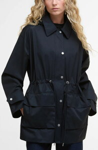 �o�u�A�[ ���f�B�[�X �A�E�^�[ �W���P�b�g�E�u���]�� Barbour Fallyn Showerproof Rain Jacket Dark Navy/ Hessian Tartan �l�C�r�[