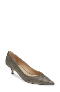 �X�`���A�[�g ���C�c�}�� ���f�B�[�X �V���[�Y �q�[�� Stuart Weitzman Power Pointed Toe Kitten Heel Pump New Pyrite New Noir