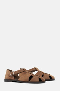 �X�J���b�\ �����Y �V���[�Y �T���_�� SCAROSSO Apollo Sandals Taupe - Suede �g�[�v