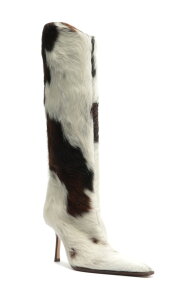 �V���b�c ���f�B�[�X �V���[�Y �u�[�c�E���C���u�[�c Schutz Maryana Wild Genuine Calf Hair Boot Multi Brown �u���E��