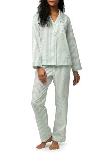 �x�b�h�w�b�h�p�W���} ���f�B�[�X �A���_�[�E�F�A �i�C�g�E�F�A T�V���c �R�b�g�� BedHead Pajamas 3D Stripe Organicotton Sateen Pajamas Mint 3D Stripe �~���g