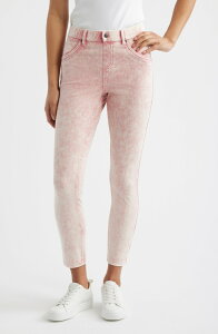 �q���[ ���f�B�[�X �{�g���X �f�j���p���c ���M���X Hue Ultrasoft High Rise Denim Skimmer Leggings Tea Rose Acid Wash �f�j��