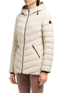 ���[�X�i�b�N�� ���f�B�[�X �A�E�^�[ �W���P�b�g�E�u���]�� �_�E�� Moose Knuckles Rockcliff 5 Waterepellent Hooded 800 Fill Power Down Puffer Jacket Alabaster