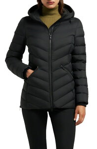 ���[�X�i�b�N�� ���f�B�[�X �A�E�^�[ �W���P�b�g�E�u���]�� �_�E�� Moose Knuckles Rockcliff 5 Waterepellent Hooded 800 Fill Power Down Puffer Jacket Black �u���b�N