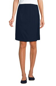 �����Y�G���h ���f�B�[�X �{�g���X �n�[�t�p���c�E�V���[�c A ���C�� Lands' End Solid A Line Tab Skortop of Knee Classic Navy �l�C�r�[