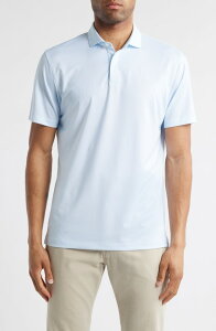 �W���j�[ �I�[ �����Y �g�b�v�X �V���c �v�����g johnnie-O Teo Microprint PREP-FORMANCE Golf Polo Maliblu