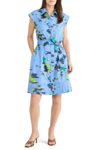 �j�b�N�v���X�]�[�C ���f�B�[�X �g�b�v�X �����s�[�X NIC+ZOE Camille Water Lilies Dress Blue Multi �u���[