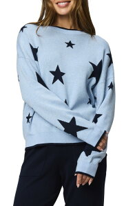 �X�v�����f�B�b�g ���f�B�[�X �A�E�^�[ �p�[�J�[�E�X�E�F�b�g �Z�[�^�[ Splendid Silvie Star Sweater Sea Breeze Blue/ Navy �l�C�r�[