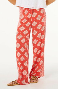 ���b�v�J�[�� ���f�B�[�X �{�g���X ���M���X ���C�h���b�O �p���c Rip Curl Ventura Wide Leg Pants Red ���b�h