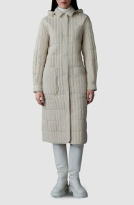 �}�b�J�[�W�� ���f�B�[�X �A�E�^�[ �W���P�b�g�E�u���]�� �R�[�g �_�E�� Mackage Tadoka Down & Feather Long Hooded Coatrench