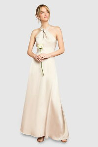 �R�[�X�g ���f�B�[�X �g�b�v�X �����s�[�X �}�L�V �z���^�[ Coast Honoured Twist Halterneck Maxi Dress Champagne �V�����p��