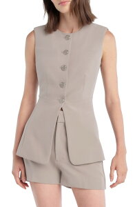 �t�F�C�o���b�g �h�[�^�[ ���f�B�[�X �A�E�^�[ �x�X�g Favorite Daughter The Clocking In Long Vest Softaupe �g�[�v