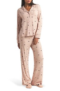 �X�L���Y ���f�B�[�X �A���_�[�E�F�A �i�C�g�E�F�A SKIMSoft Lounge Pajamas Mica Mini Heart Halfdrop