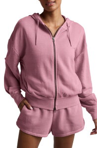 �r�����h���K ���f�B�[�X �A�E�^�[ �p�[�J�[�E�X�E�F�b�g Beyond Yoga Fade Out Full Zip Hoodie Washed Rich Raspberry