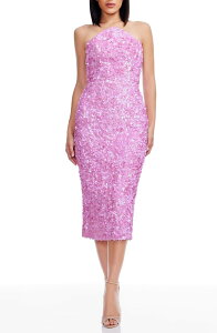 �h���X�U�|�v���[�V���� ���f�B�[�X �g�b�v�X �����s�[�X�p���R�[�� �X�g���b�v���X Dress the Population Etta Sequin Strapless Cocktail Sheath Dress Lilac ���C���b�N