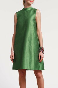 �t�����Z�X�o�����^�C�� ���f�B�[�X �g�b�v�X �����s�[�X �~�j �m�[�X���[�u Frances Valentine Diplomat Mini Dressleeveless Green �O���[��