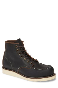 ���b�h�E�B���O �����Y �V���[�Y �u�[�c�E���C���u�[�c Red Wing 6 Inch Moc Toe Boot Black Prairie Leather �u���b�N