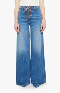 �}�U�[ ���f�B�[�X �{�g���X �f�j���p���c ���C�h���b�O �W�[���Y MOTHER The Drawn Undercover Prep Sneak Wide Leg Jeans Fuzzy Wuzzy Was A Bear
