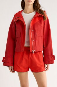 �X�^�E�h ���f�B�[�X �A�E�^�[ �W���P�b�g�E�u���]�� STAUD Alta Jacket Cardinal