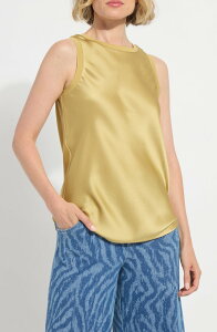 ���W�[ ���f�B�[�X �g�b�v�X �V���c Lysse Akemixed Media Tank Top Gold �S�[���h