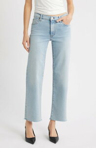 �t���[�� ���f�B�[�X �{�g���X �f�j���p���c �X�g���[�g �A���N�� �W�[���Y FRAME The Mellow Frayed Ankle Straight Leg Jeans Tribute Raw Fray