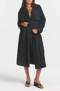 �X�L���Y ���f�B�[�X �A�E�^�[ �W���P�b�g�E�u���]�� �R�[�g SKIMS Oversize Trench Coat Onyx