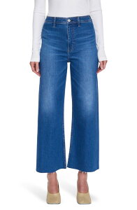 �s�X�g�[�� ���f�B�[�X �{�g���X �J�W���A���p���c ���C�h���b�O �W�[���Y Pistola Penny Wide Leg Raw Hem Crop Jeans Rooftop