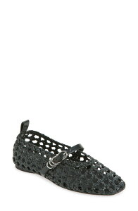 ���O�A���h�{�[�� ���f�B�[�X �V���[�Y �p���v�X rag & bone Spire Woven Mary Jane Flat Black �u���b�N