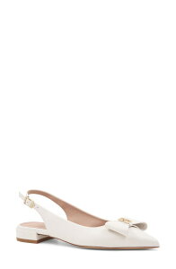 �u���[�m�}�O�� ���f�B�[�X �V���[�Y �p���v�X Bruno Magli Bella Pointed Toe Slingback Flat Bone