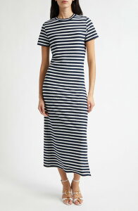 ���C�~�[ �u���b�N ���f�B�[�X �g�b�v�X �����s�[�X �}�L�V Ramy Brook Skye Stripe Maxi Dress Navy Stripe �l�C�r�[