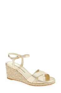 �X�`���A�[�g ���C�c�}�� ���f�B�[�X �V���[�Y �T���_�� Stuart Weitzman Dayna Espadrille Wedge Sandalight Gold/ Natural �S�[���h