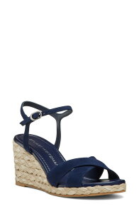 �X�`���A�[�g ���C�c�}�� ���f�B�[�X �V���[�Y �T���_�� Stuart Weitzman Dayna Espadrille Wedge Sandal Nice Blue/ Natural �u���[