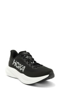 �z�J�I�l�I�l ���f�B�[�X �V���[�Y �X�j�[�J�[ HOKA Mach 7 Running Shoe Black / White �z���C�g