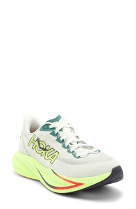 �z�J�I�l�I�l ���f�B�[�X �V���[�Y �X�j�[�J�[ HOKA Mach 7 Running Shoe Frost / Neon Yuzu