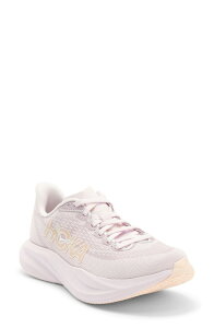 �z�J�I�l�I�l ���f�B�[�X �V���[�Y �X�j�[�J�[ HOKA Mach 7 Running Shoe Lilacream / Tangerine Glow �N���[��