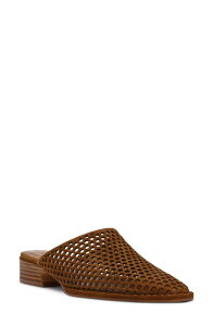 �X�e�B�[�u �}�f�� ���f�B�[�X �V���[�Y �q�[�� Steve Madden Dessa Perforated Mule Cognac