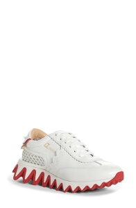 �N���X�`�����E���u�^�� ���f�B�[�X �V���[�Y �X�j�[�J�[ Christian Louboutin Loubishark Sneaker White �z���C�g