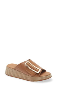 �V���R���u���[ ���f�B�[�X �V���[�Y �q�[�� �v���b�g�t�H�[�� �T���_�� Chocolat Blu Ela Platform Wedge Slide Sandal Saddleather